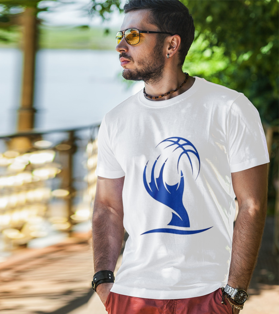Cleveland Sirens The Claw Basketball Blue Wave T-Shirt