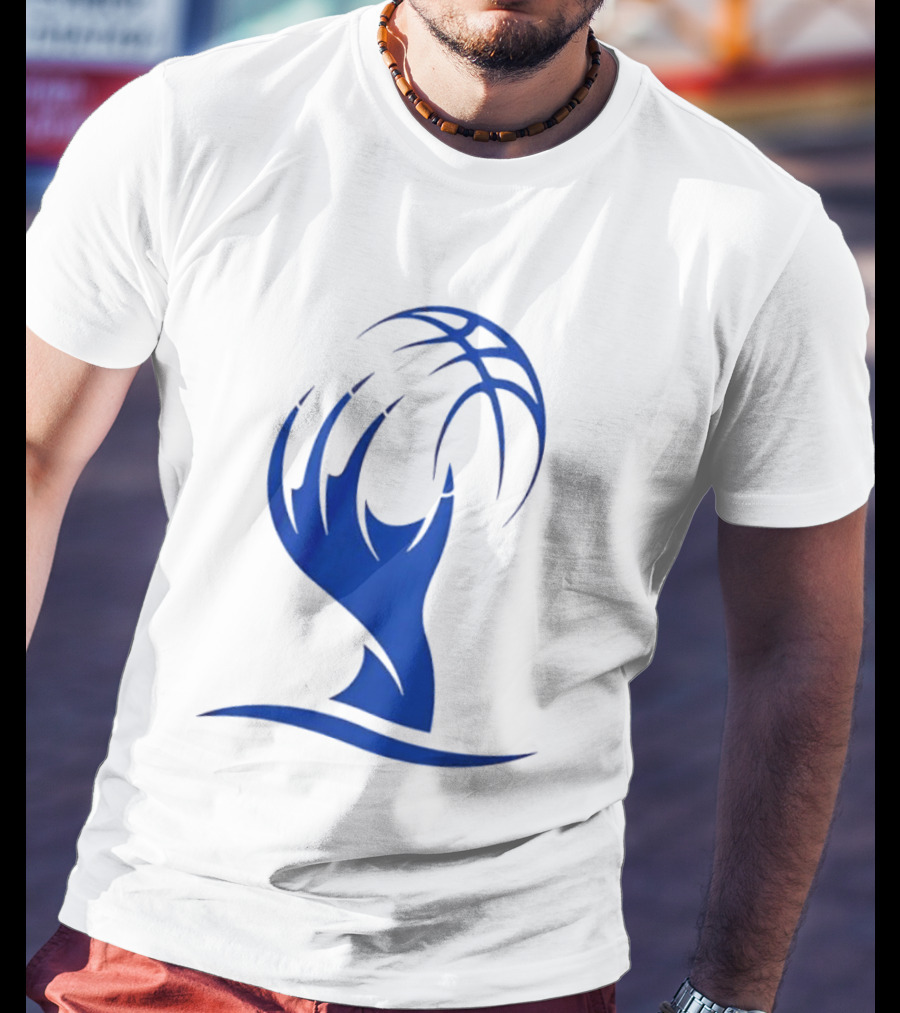 Cleveland Sirens The Claw Basketball Blue Wave T-Shirt
