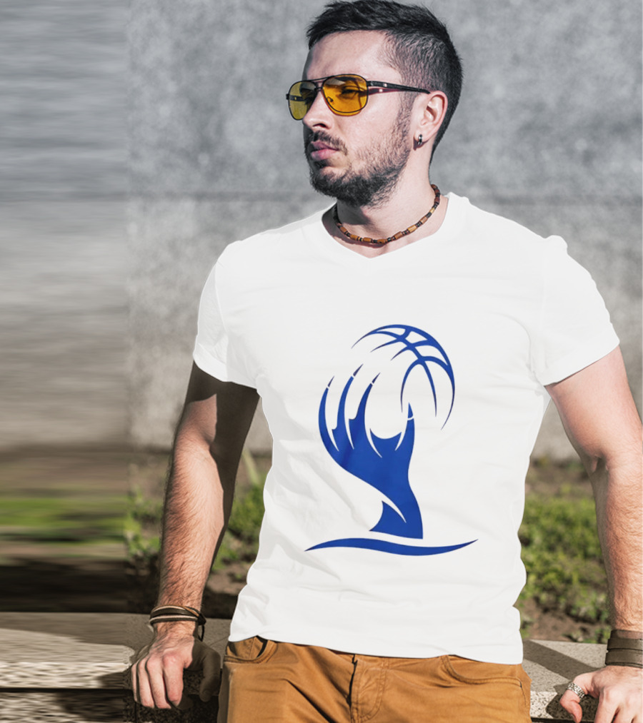 Cleveland Sirens The Claw Basketball Blue Wave T-Shirt