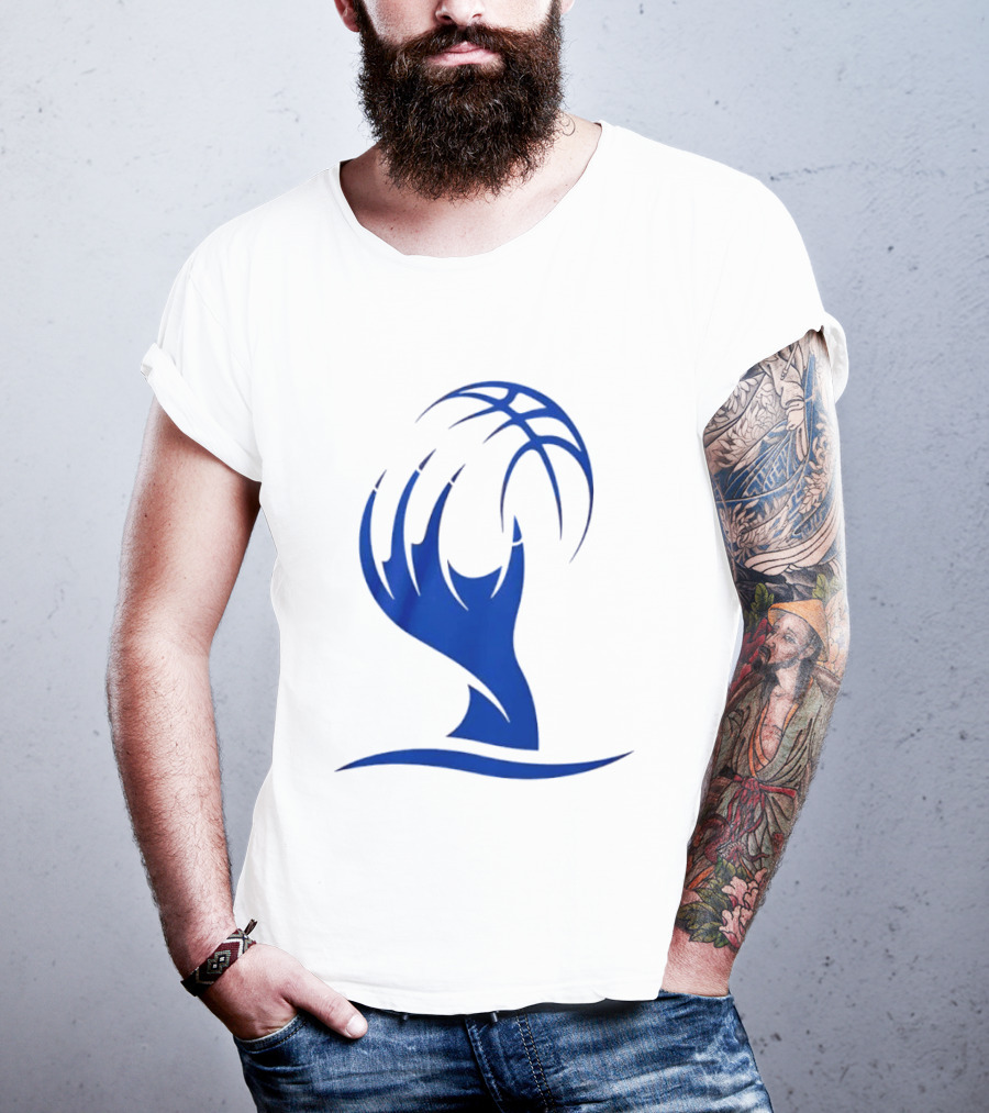 Cleveland Sirens The Claw Basketball Blue Wave T-Shirt