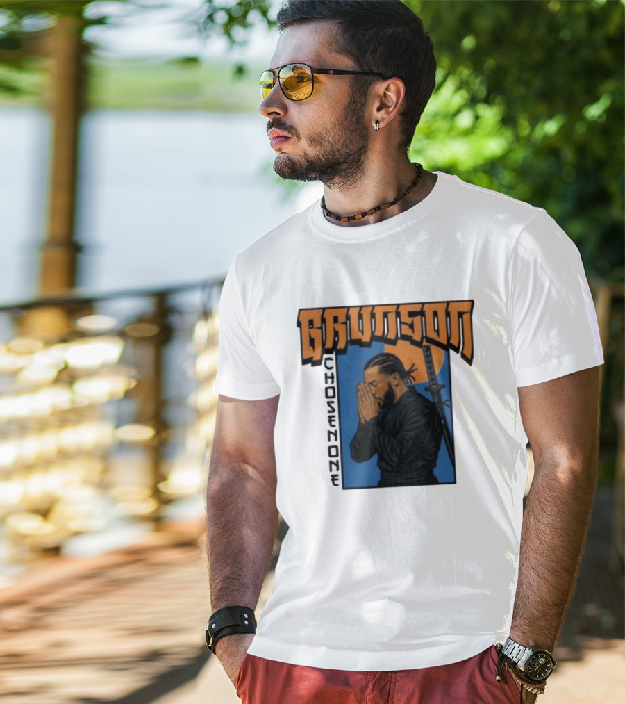 Brunson Chosen One Samurai Style Meditation And Sword T-Shirt