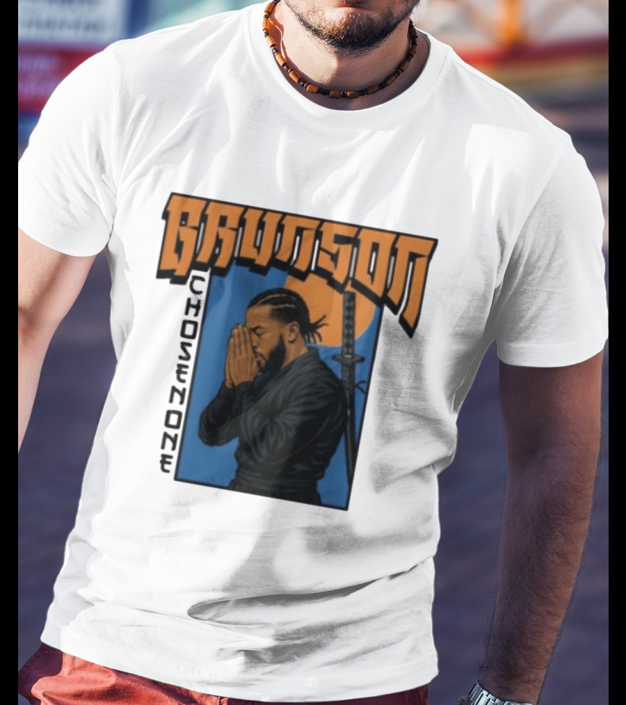 Brunson Chosen One Samurai Style Meditation And Sword T-Shirt