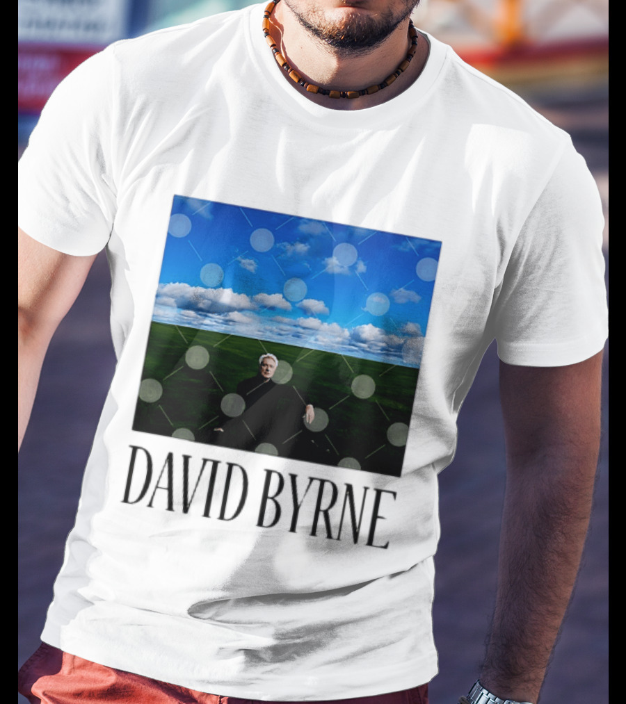 David Byrne Musician Scenic Landscape T-Shirt