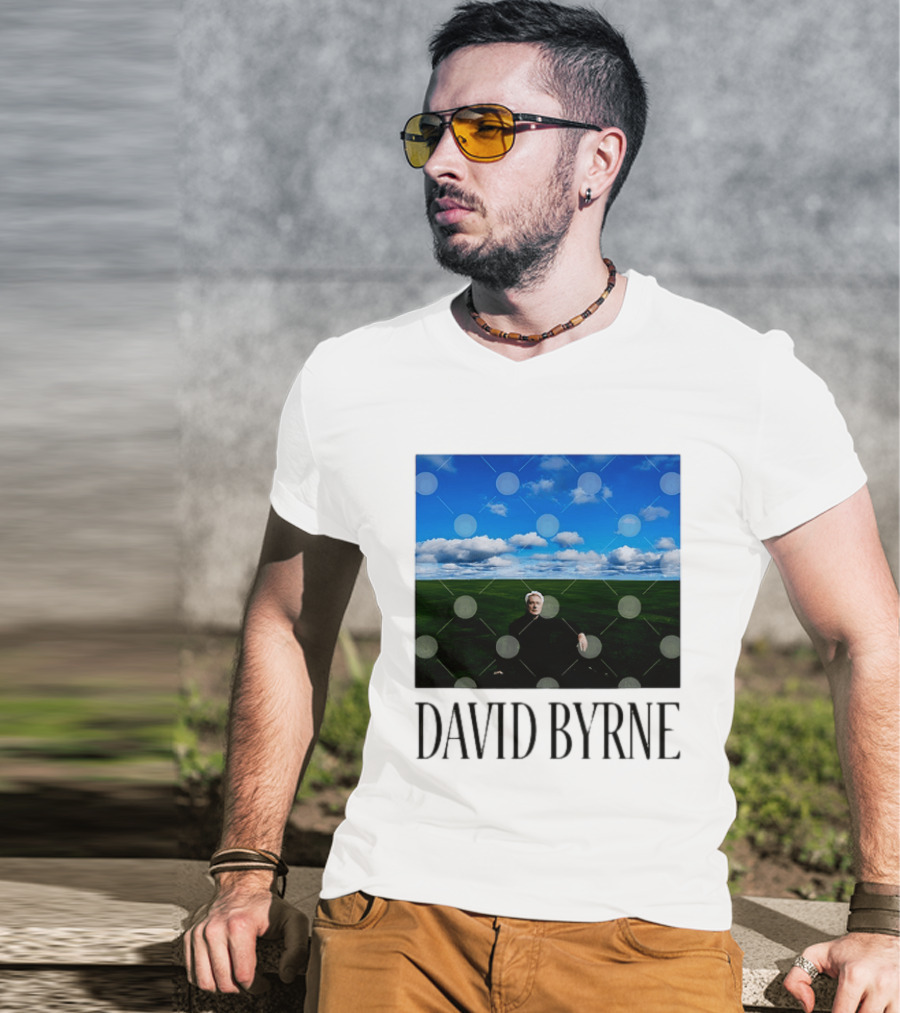 David Byrne Musician Scenic Landscape T-Shirt