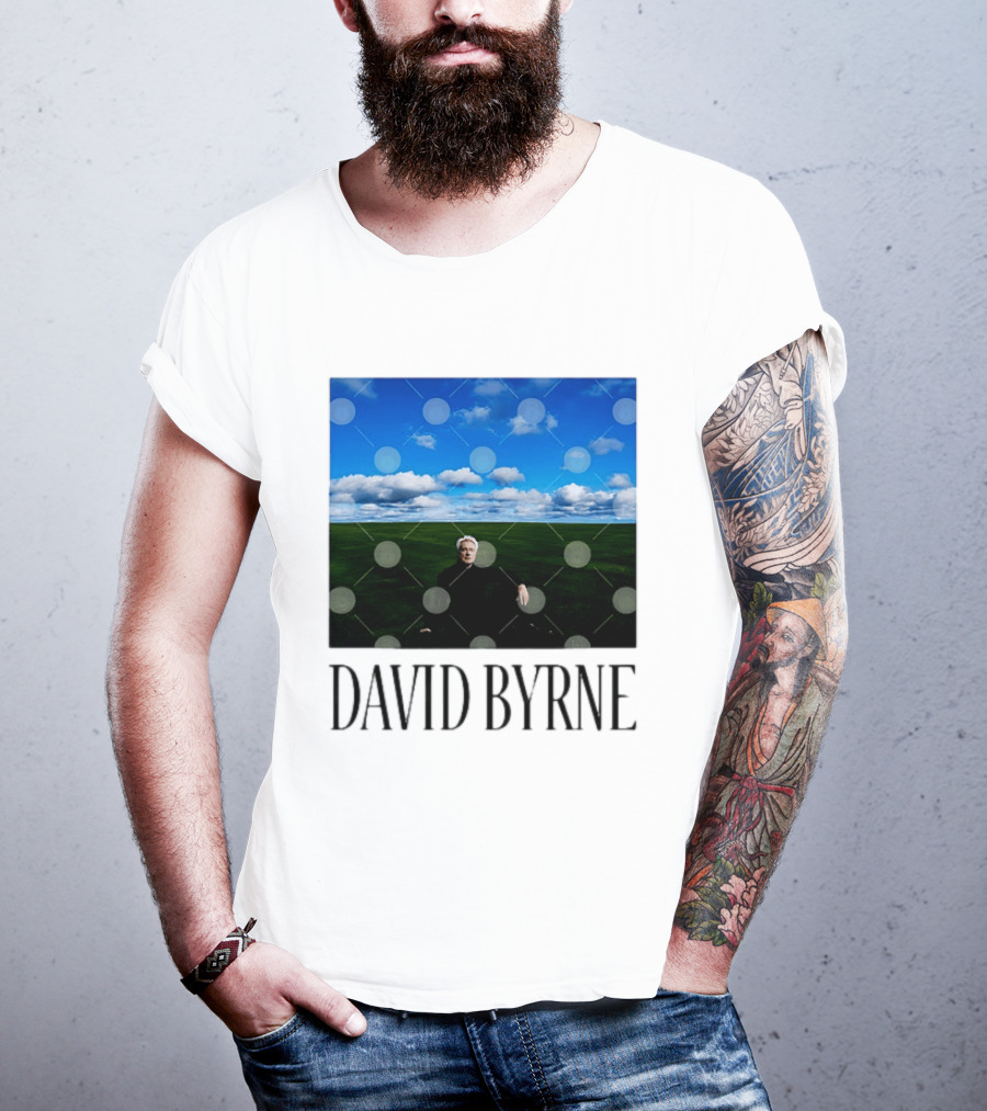 David Byrne Musician Scenic Landscape T-Shirt