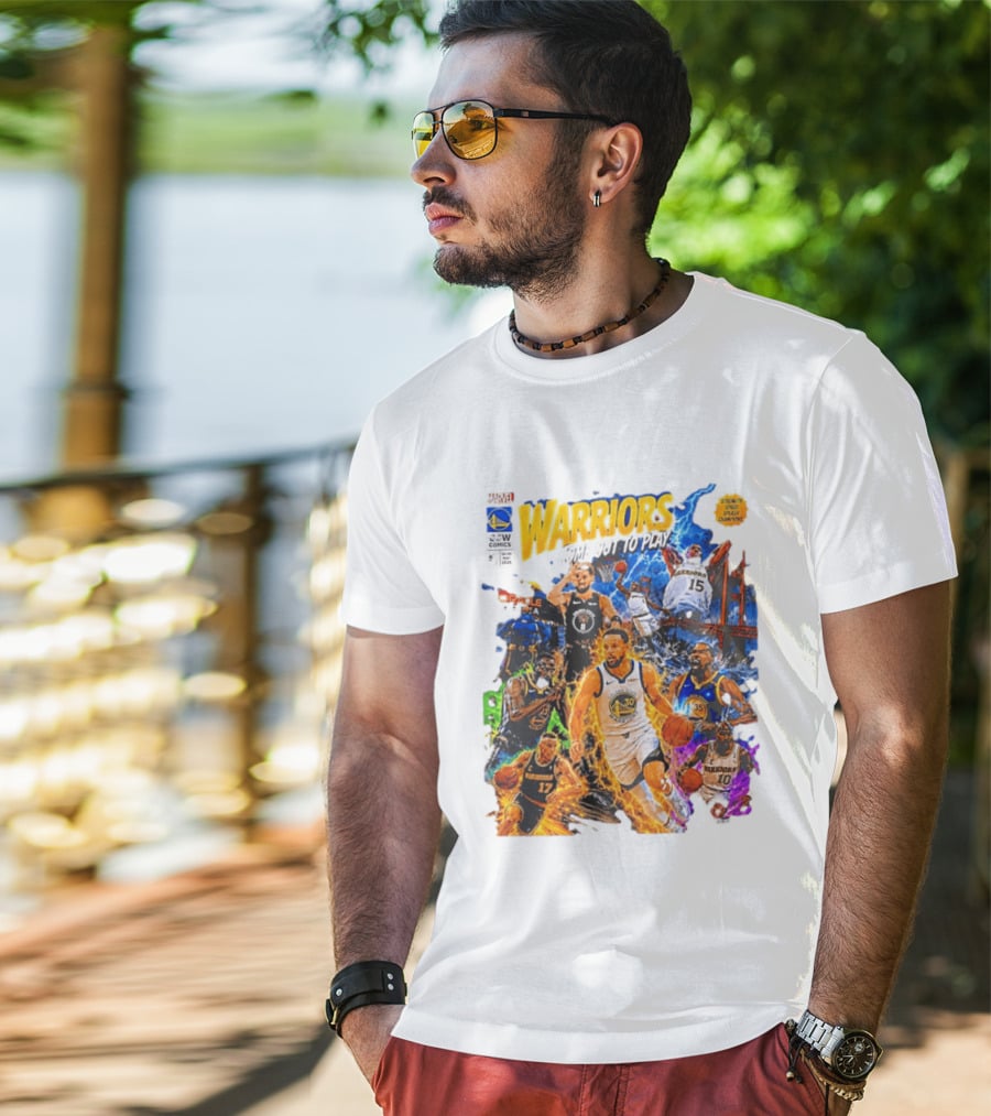 Golden State Warriors Come Out To Play Comic Book Marvel Oracle Arena T-Shirt