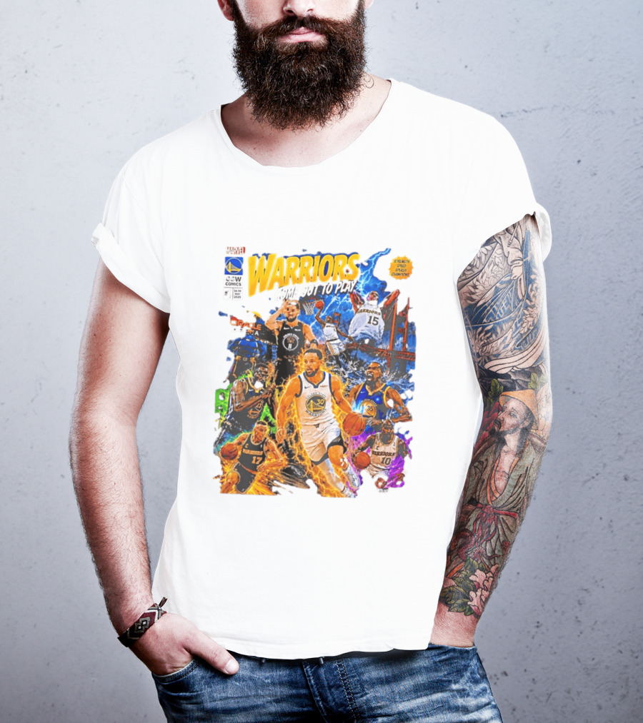 Golden State Warriors Come Out To Play Comic Book Marvel Oracle Arena T-Shirt