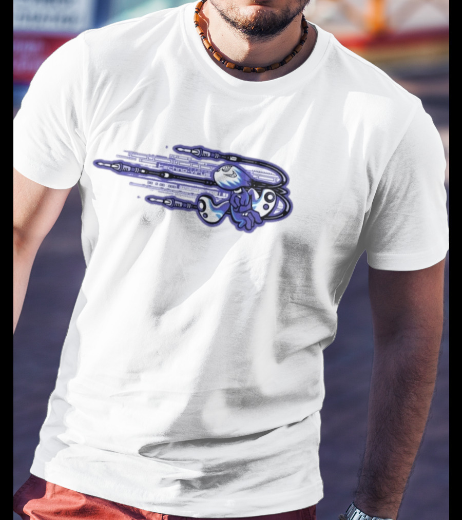 Techno Virus Digitalvirus No1 Cyber Character With Circuit T-Shirt