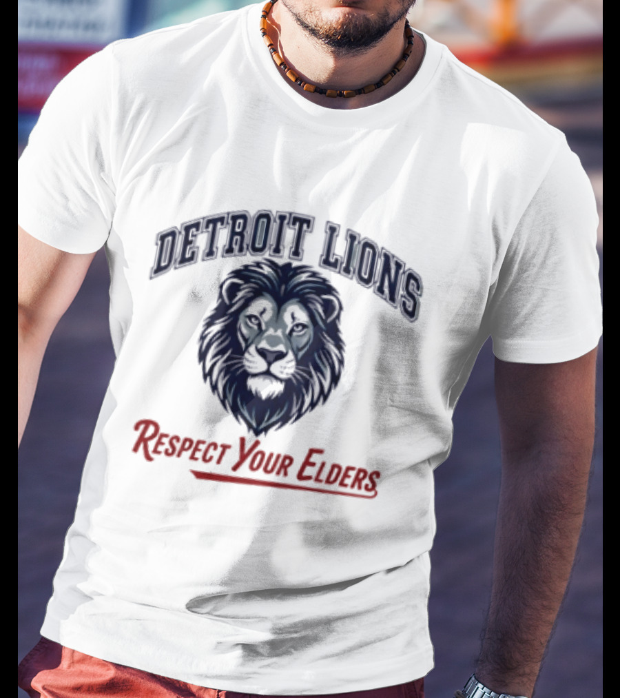 Detroit Lions Respect Your Elders T-Shirt