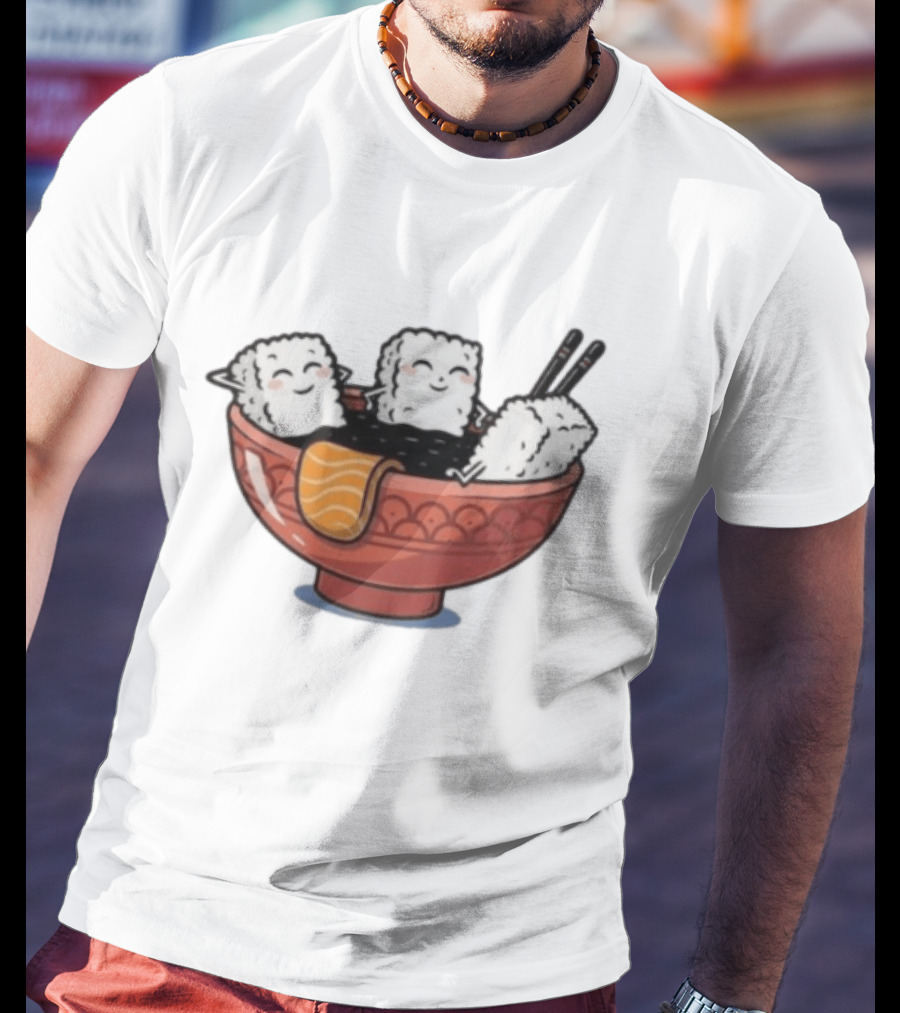 Original Sushi Relax Soaking In Soy Sauce Bowl T-Shirt