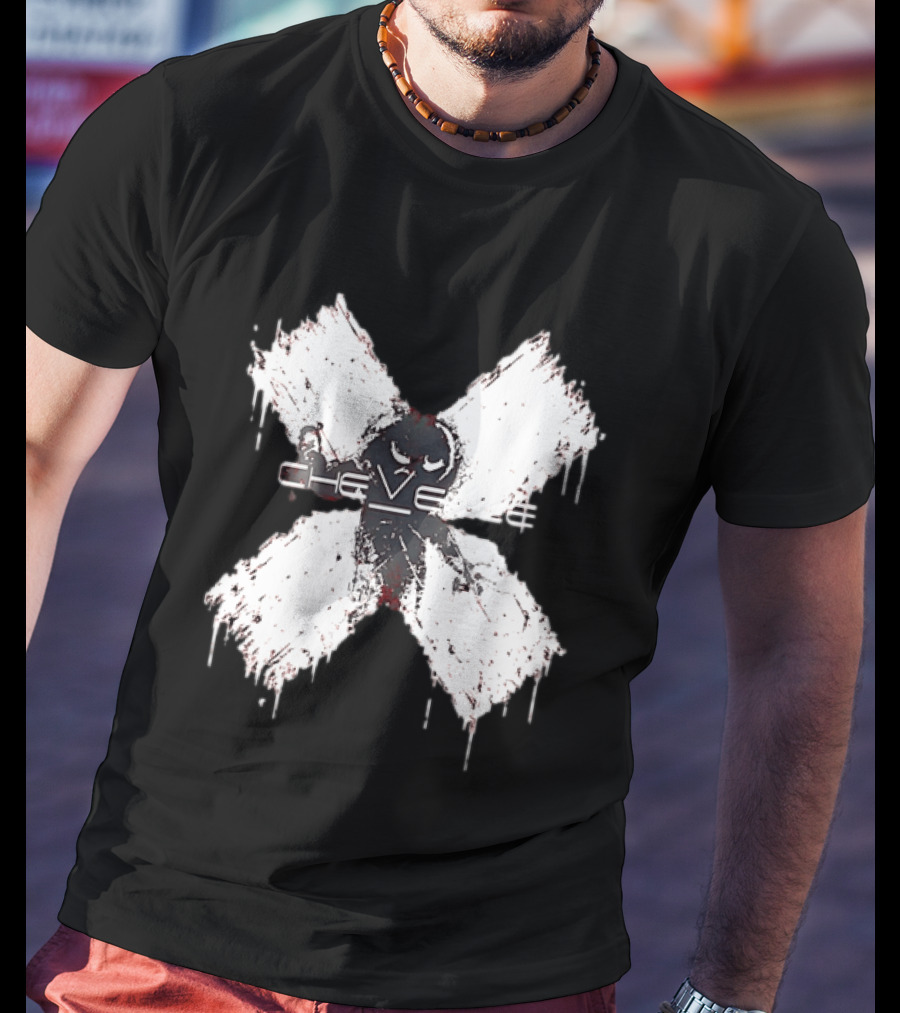Chevelle Band Alternative Metal Hard Rock Distressed X T-Shirt