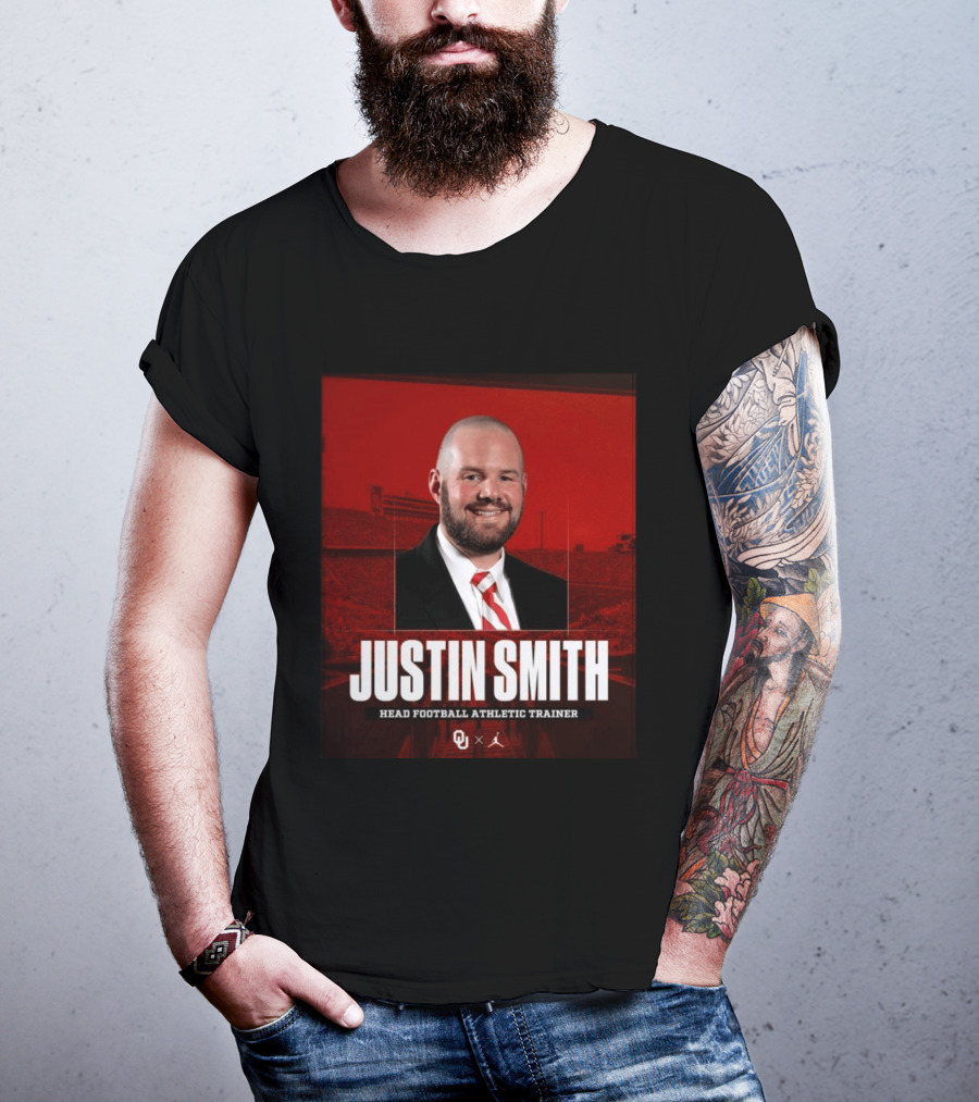 Justin Smith Oklahoma Head Football Athletic Trainer OU T-Shirt