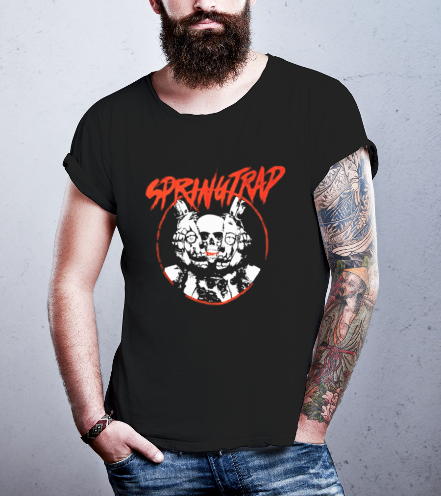 Five Nights At Freddy's Springtrap Horror Character Fan T-Shirt