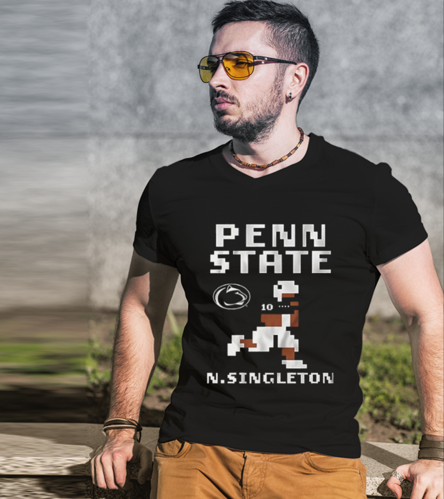 Penn State Football N. Singleton Baller Video Games T-Shirt