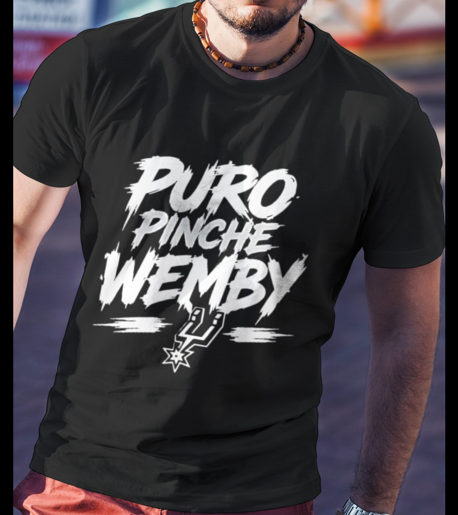 Puro Pinche Wemby San Antonio Spurs Basketball T-Shirt