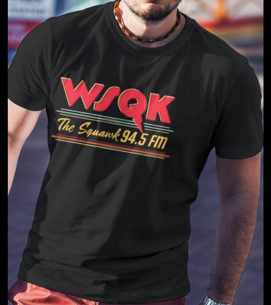 WSQK The Squawk 94.5 FM Stranger Things 84 T-Shirt