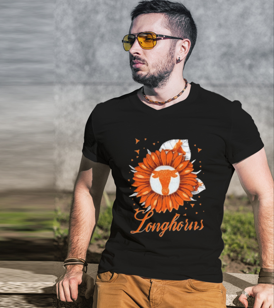 Sunflower Texas Longhorns Football Longhorns T-Shirt