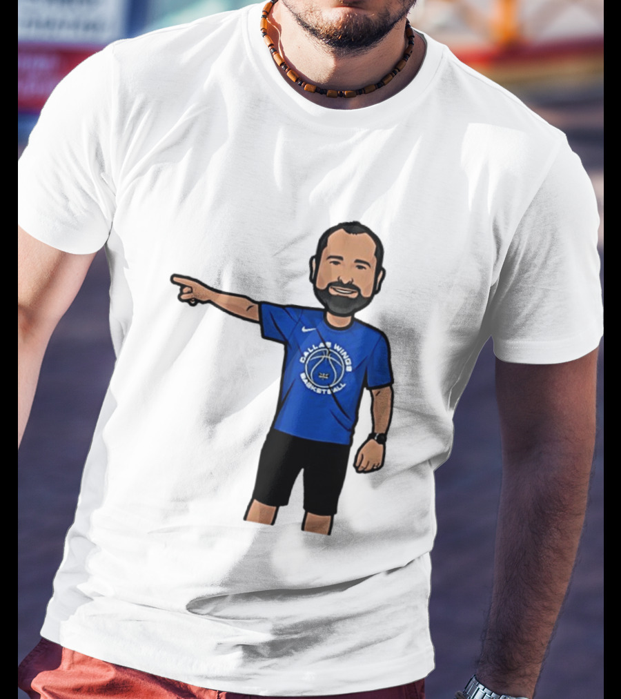 Dallas Wings Basketball Coach Jose Fernandez Classic Nike T-Shirt