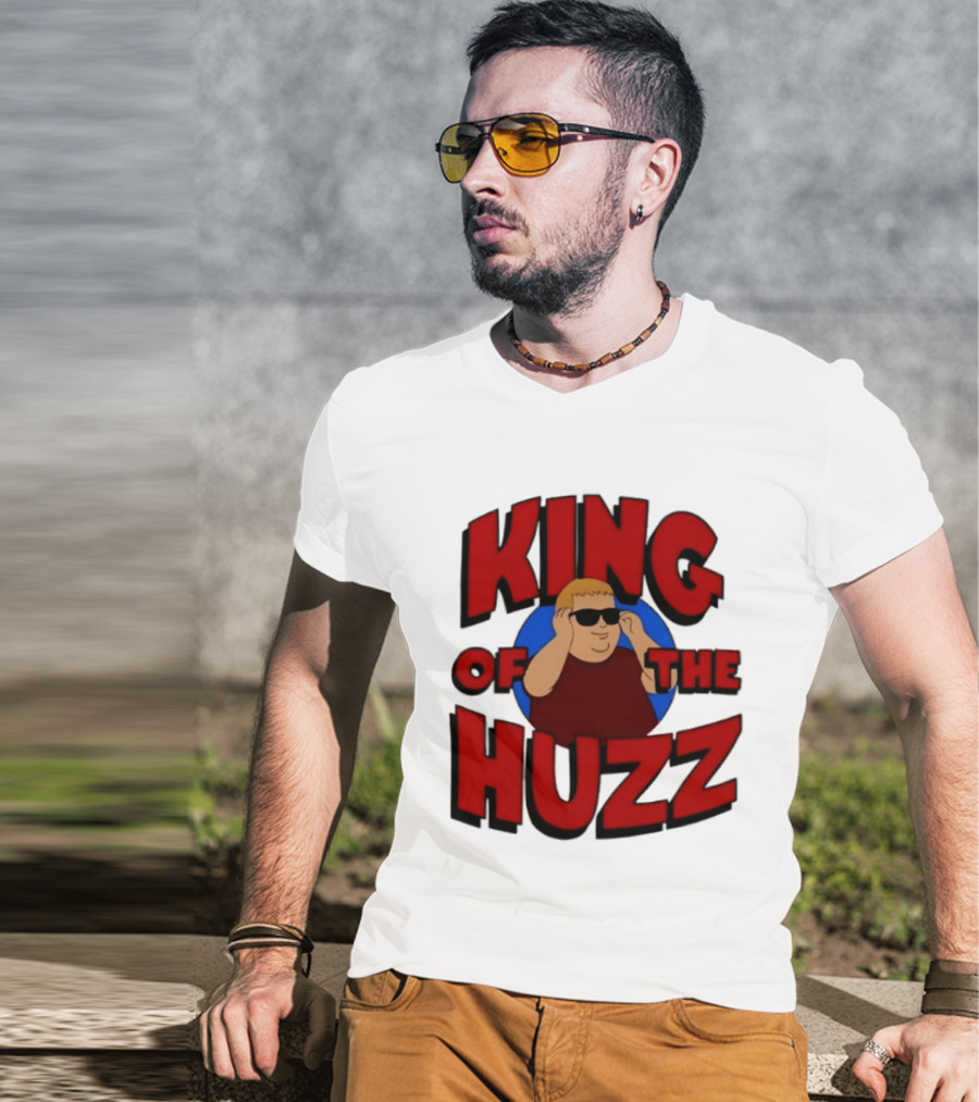 King Of The Huzz Iconic Retro Humor Vibe T-Shirt
