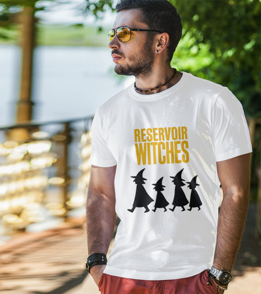 Reservoir Witches Walking In Silhouette With Classic Halloween T-Shirt