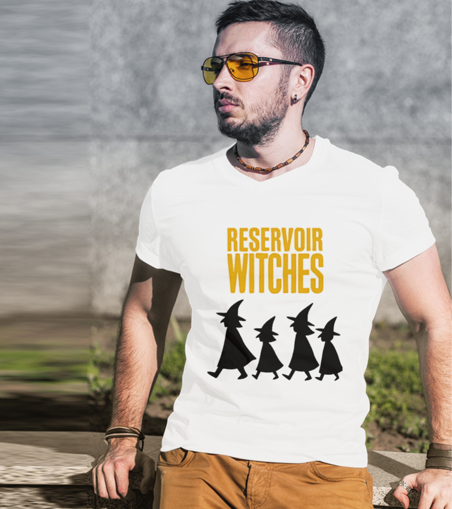 Reservoir Witches Walking In Silhouette With Classic Halloween T-Shirt