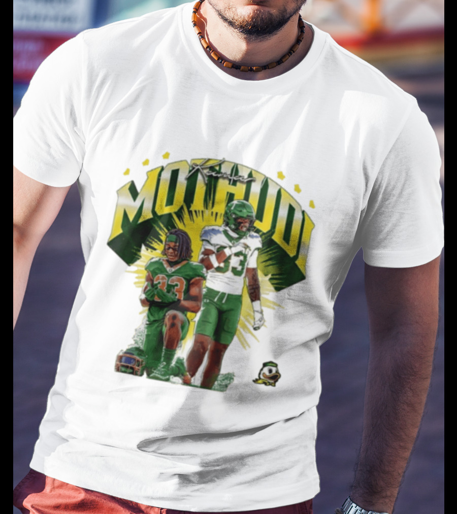 Kamar Mothudi Oregon Ducks Linebacker 33 Football Player T-Shirt