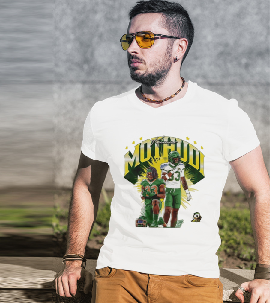 Kamar Mothudi Oregon Ducks Linebacker 33 Football Player T-Shirt
