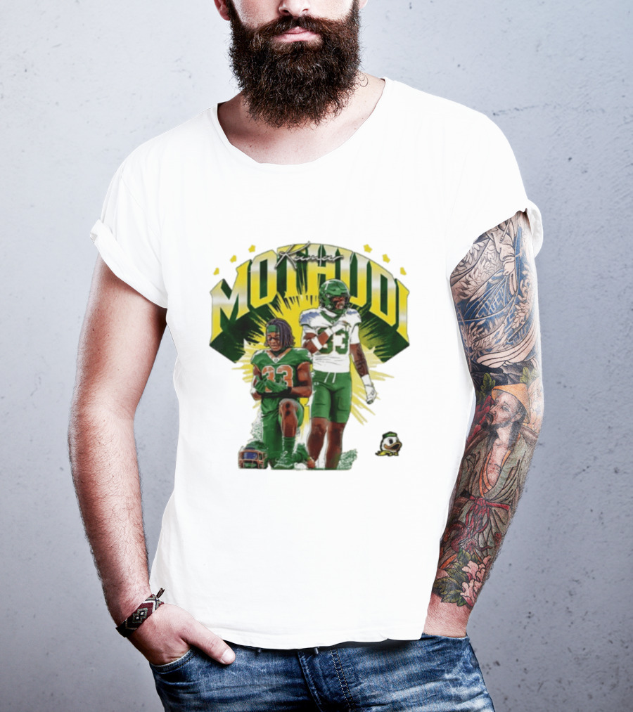 Kamar Mothudi Oregon Ducks Linebacker 33 Football Player T-Shirt
