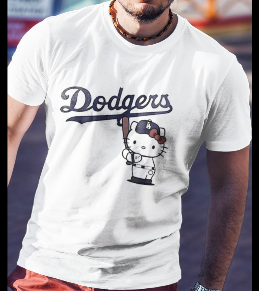 Dodgers Hello Kitty Baseball Collaboration 2026 T-Shirt
