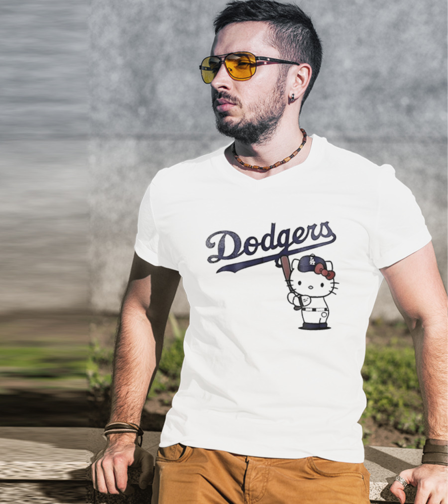 Dodgers Hello Kitty Baseball Collaboration 2026 T-Shirt