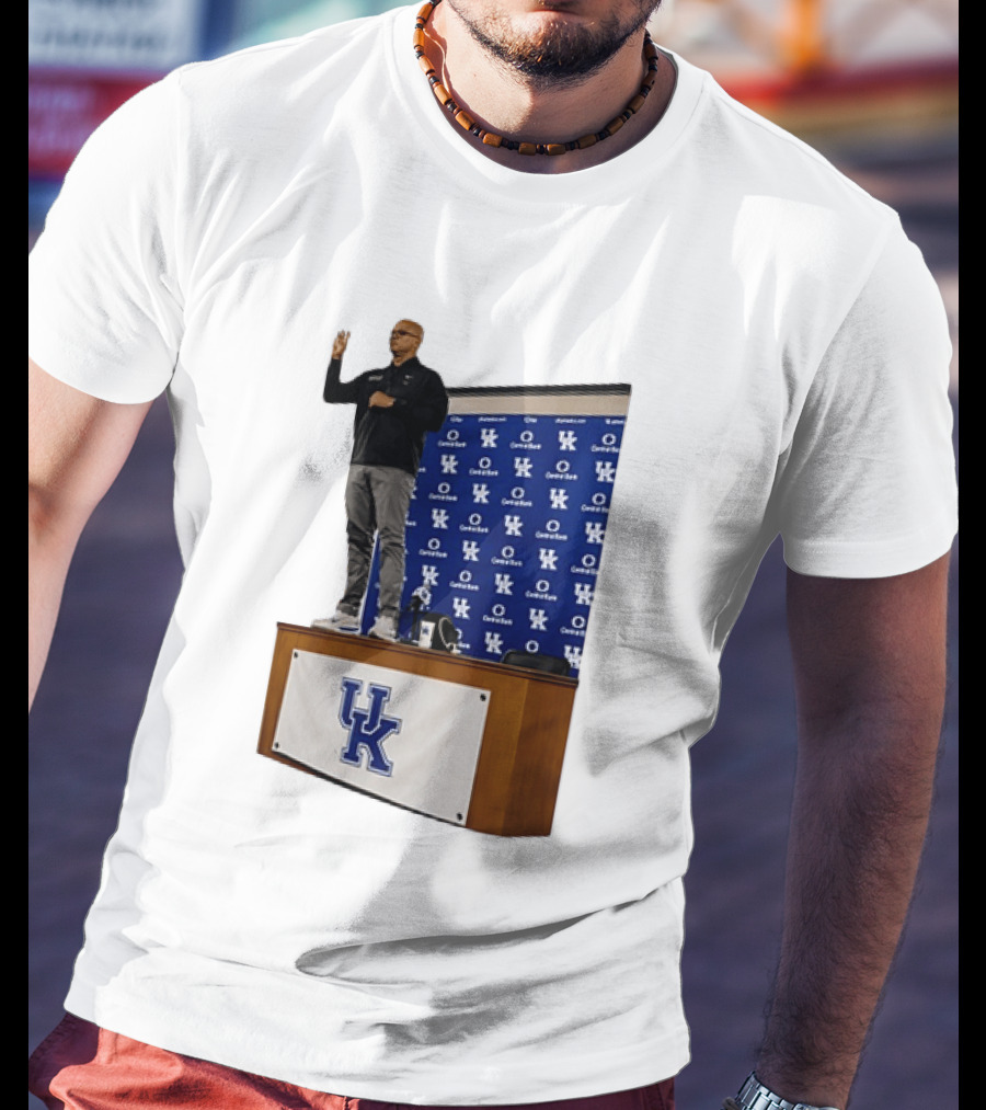 Mark Pope UK Wildcats Kentucky Basketball Coach Press Conference T-Shirt
