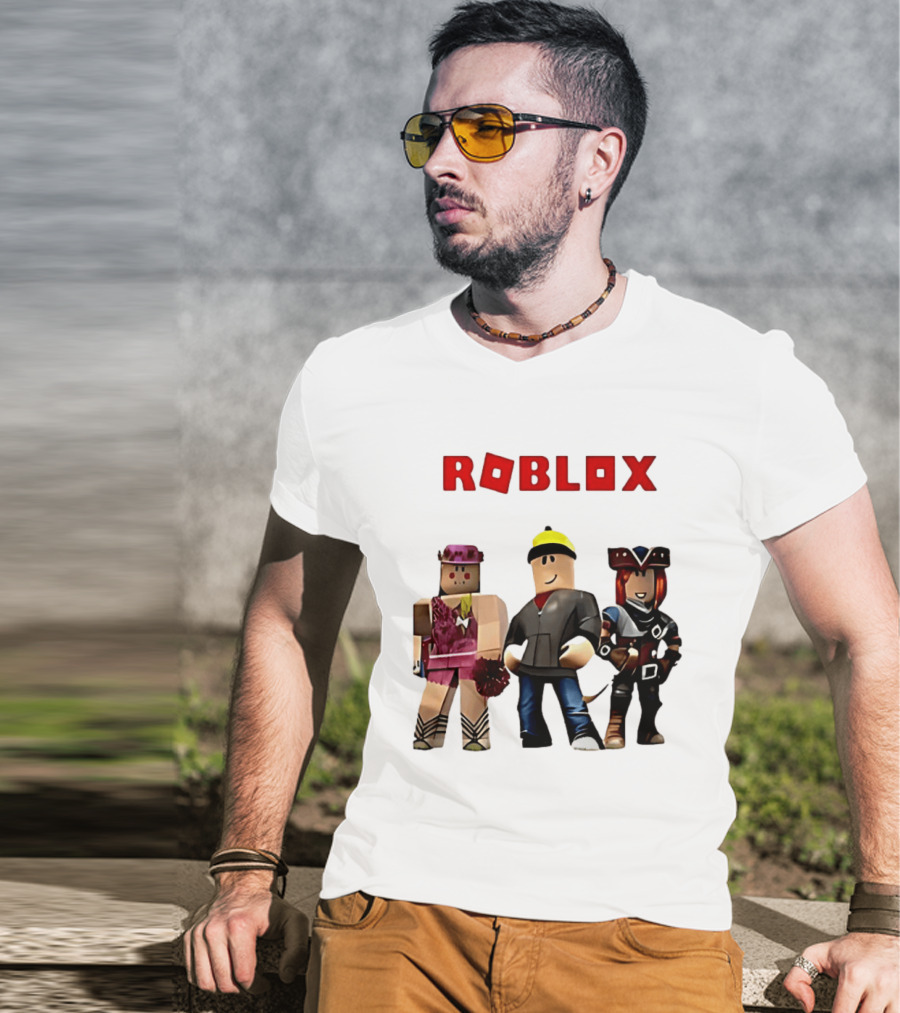 Roblox Cartoon Characters Game Adventure T-Shirt