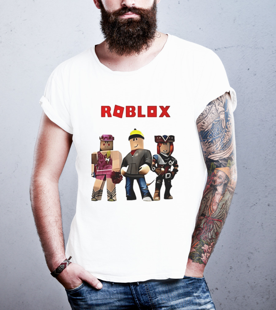 Roblox Cartoon Characters Game Adventure T-Shirt