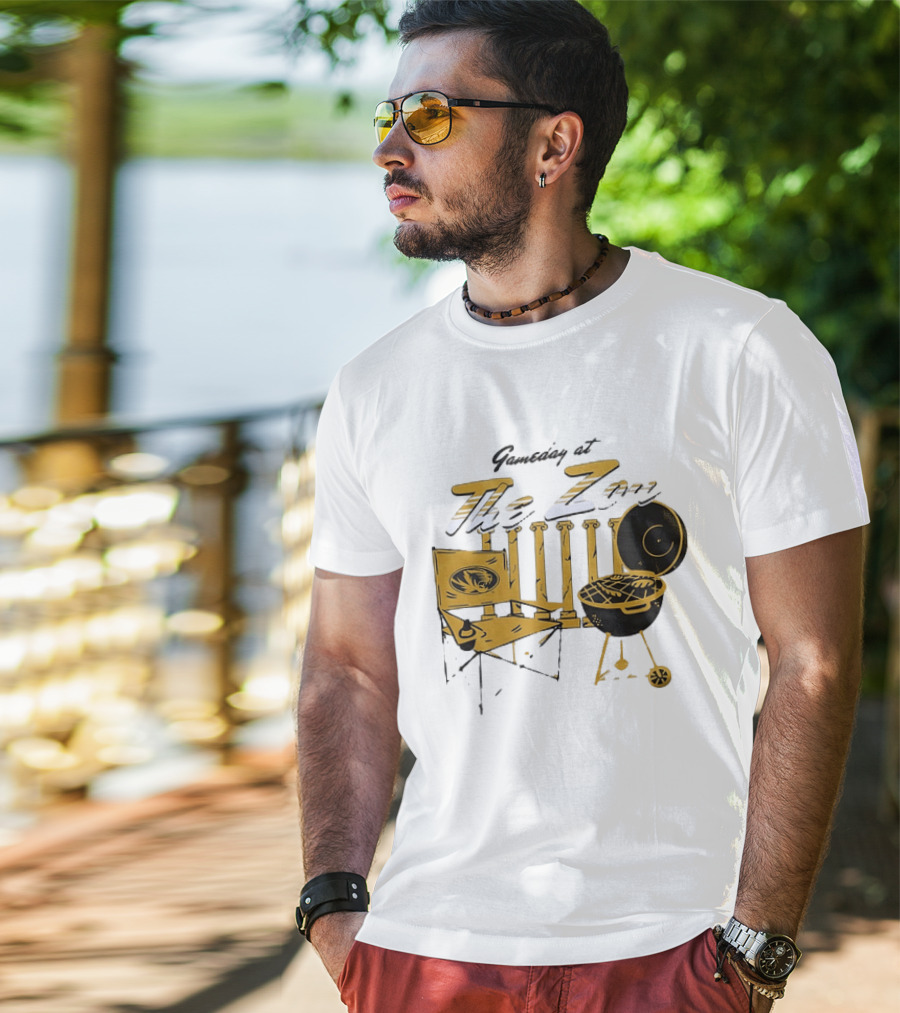 Missouri Tigers Gameday Tailgate At The Zou Football Grill Chair T-Shirt