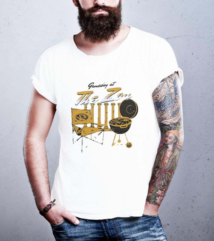 Missouri Tigers Gameday Tailgate At The Zou Football Grill Chair T-Shirt