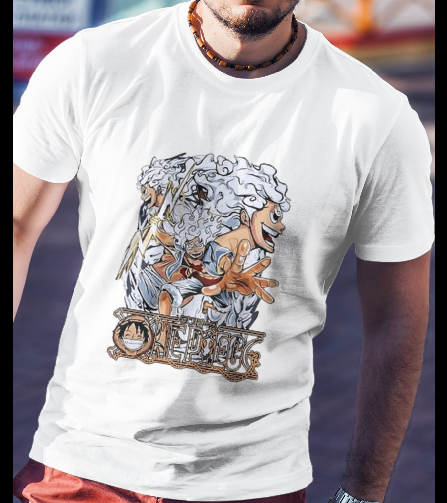 Monkey D Luffy Gear Five One Piece Anime Manga Adventure T-Shirt