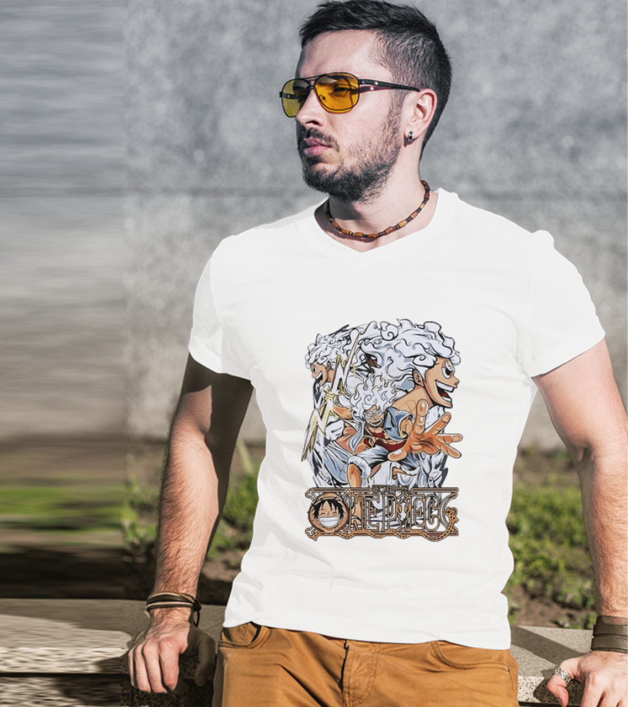 Monkey D Luffy Gear Five One Piece Anime Manga Adventure T-Shirt