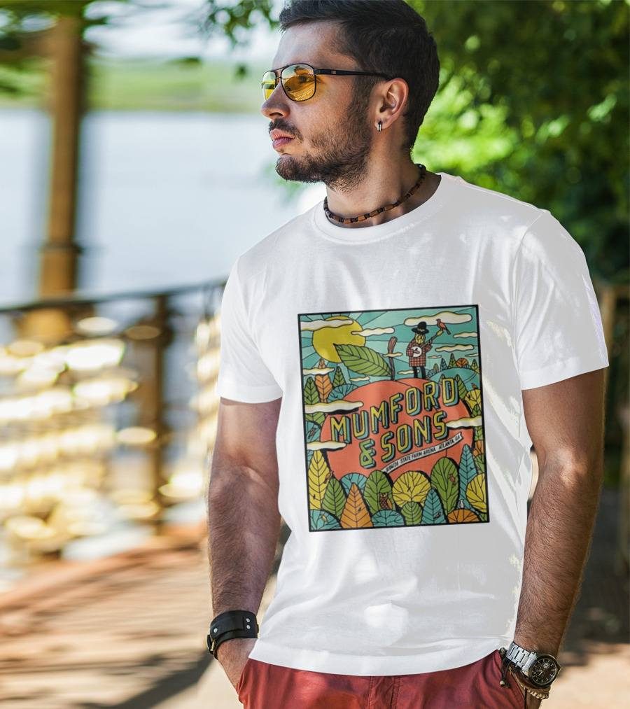 Mumford & Sons State Farm Arena Atlanta GA Concert 9/10/26 Sun Nature T-Shirt
