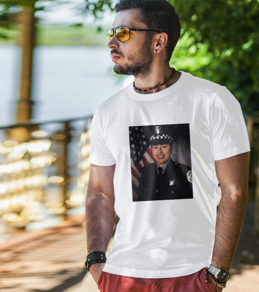 Never Forget Chicago Police Department Ella French Memorial Officer T-Shirt