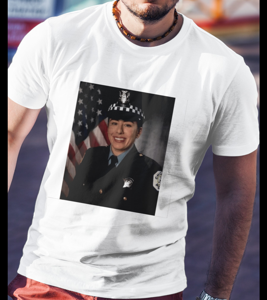 Never Forget Chicago Police Department Ella French Memorial Officer T-Shirt