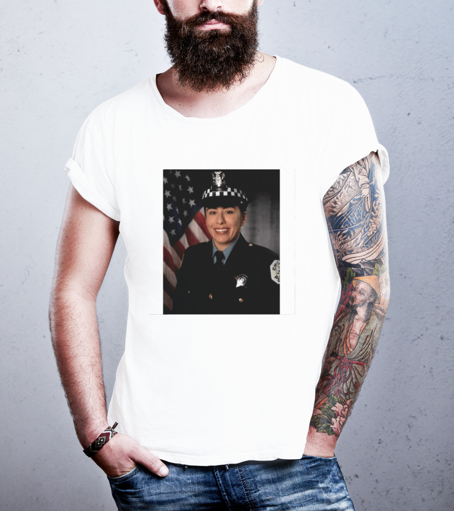 Never Forget Chicago Police Department Ella French Memorial Officer T-Shirt
