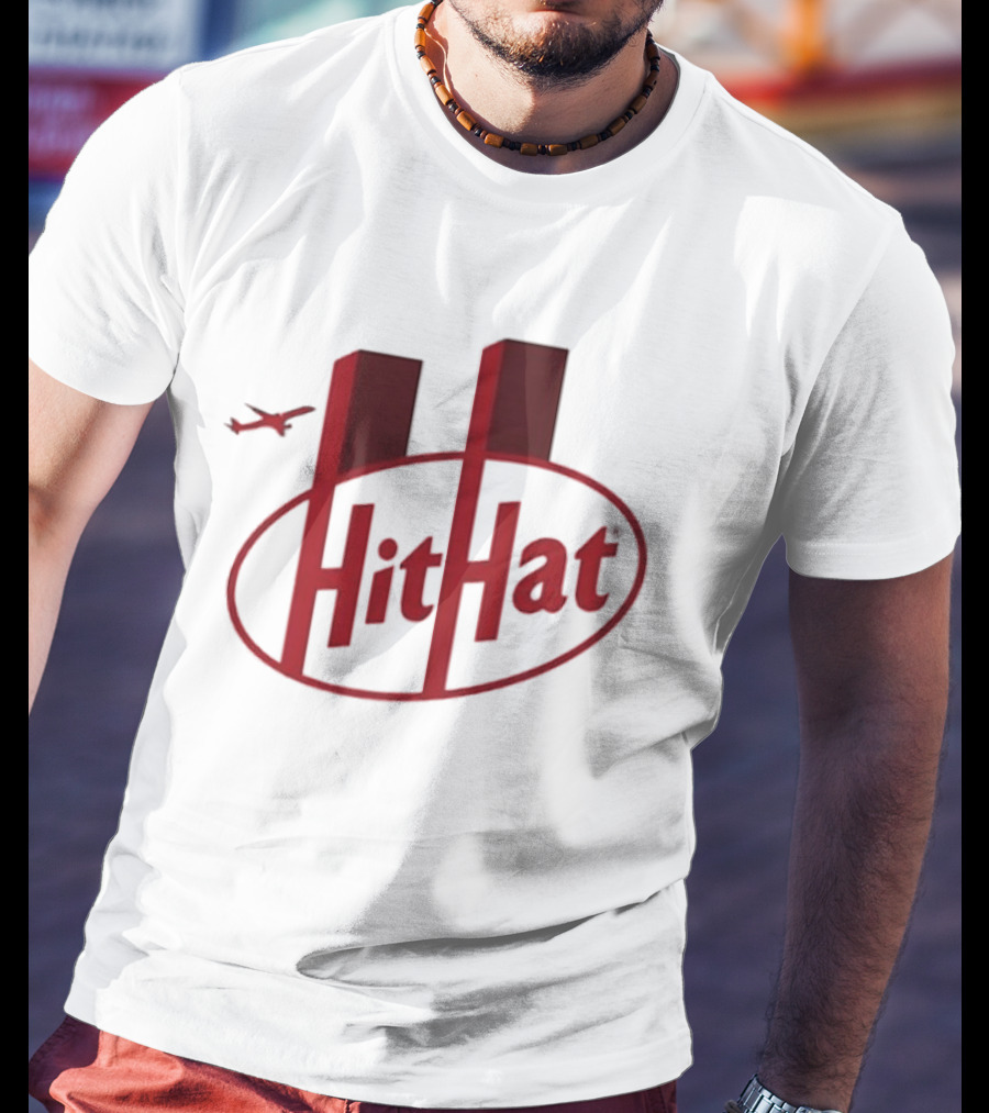 Hit Hat Twin Towers Incident Airplane T-Shirt