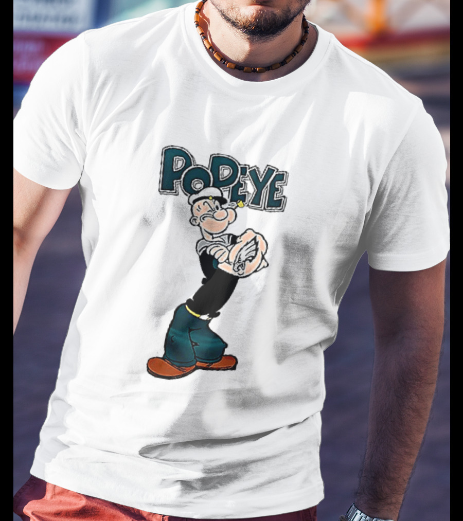 Philadelphia Eagles X Popeye I Yam What I Yam An Thats All I Yam T-Shirt