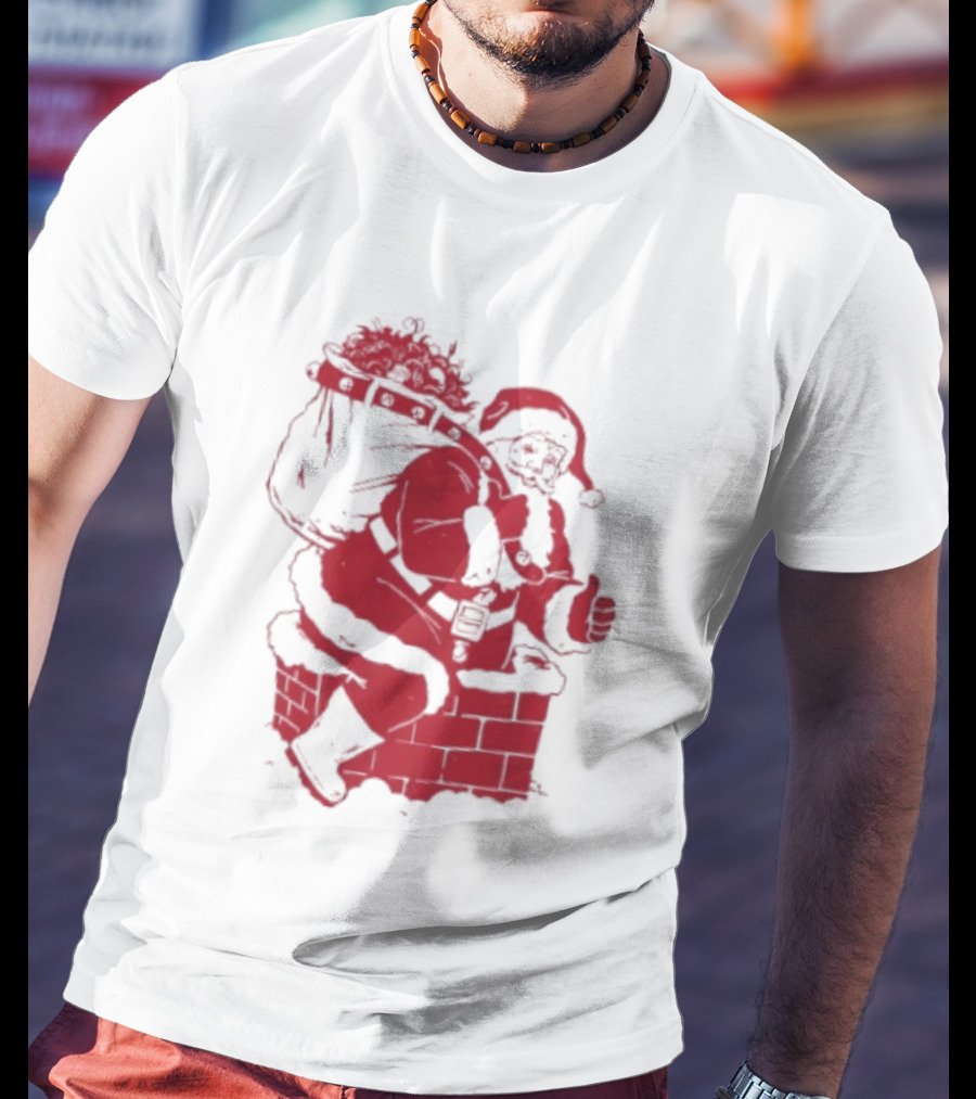 Trending Santa Claus Chimney Merry Christmas T-Shirt