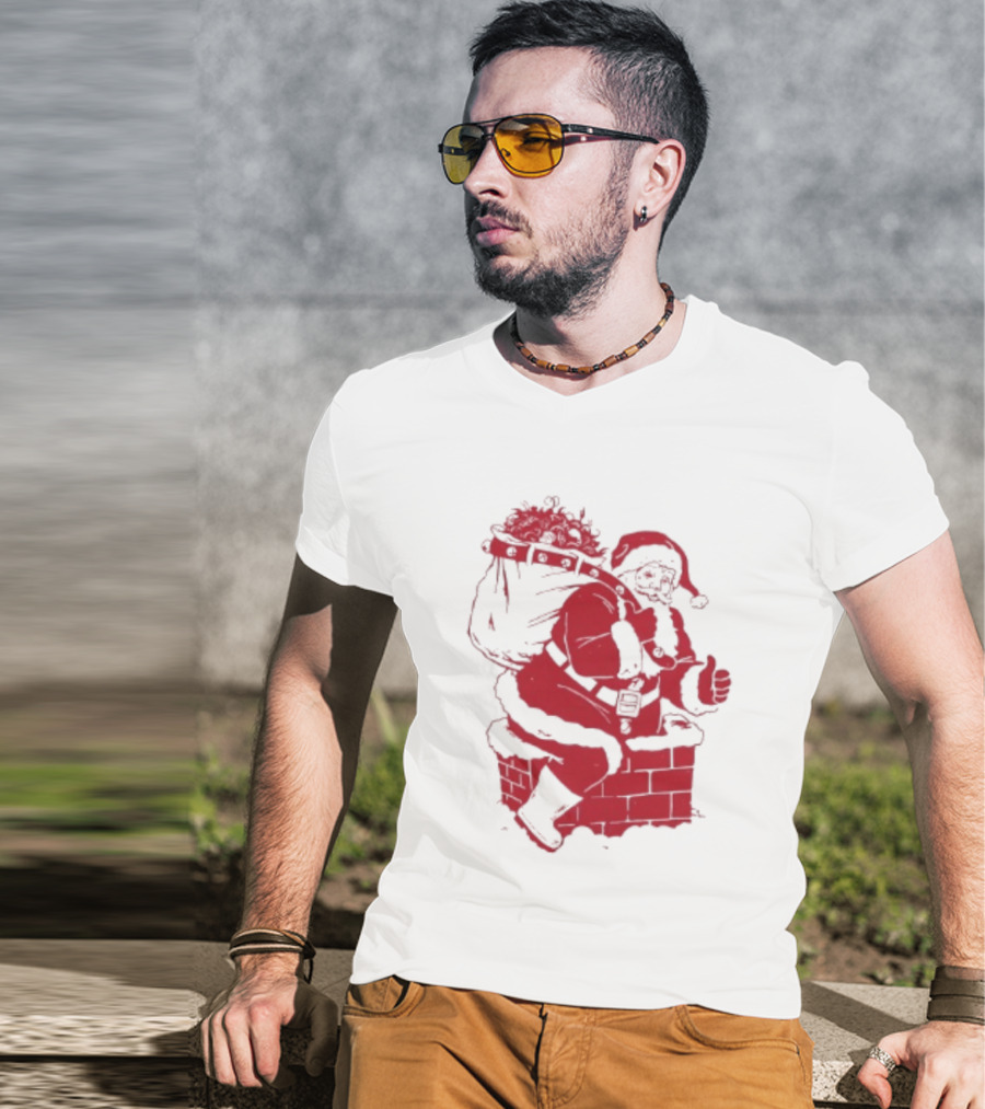 Trending Santa Claus Chimney Merry Christmas T-Shirt