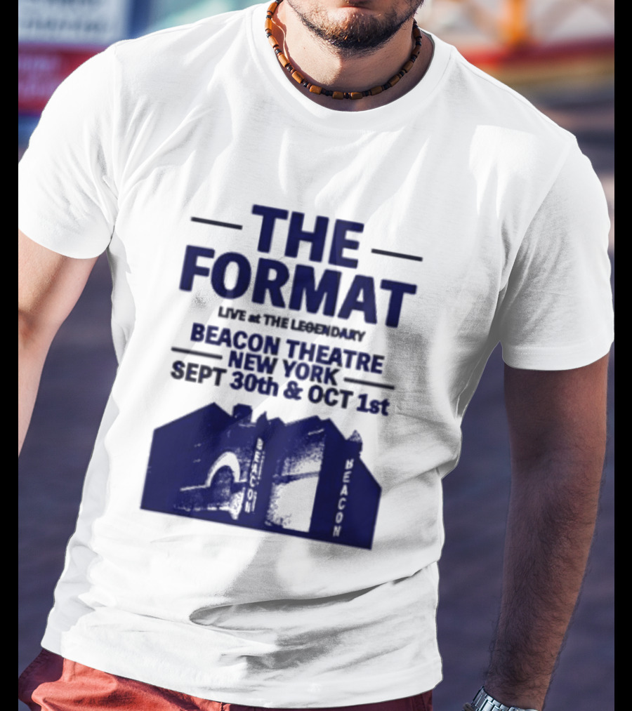 The Format Live At The Legendary Beacon Theatre New York Sept 30th & Oct 1st T-Shirt