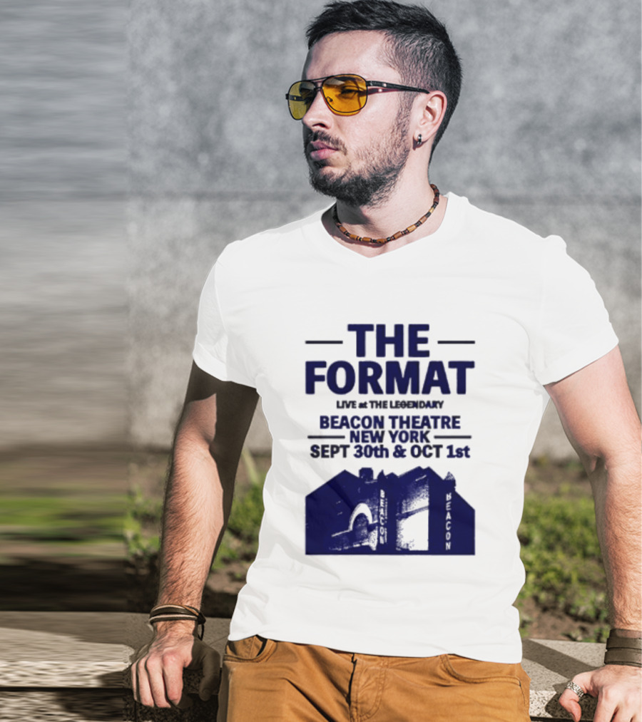 The Format Live At The Legendary Beacon Theatre New York Sept 30th & Oct 1st T-Shirt