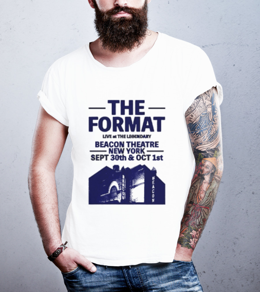 The Format Live At The Legendary Beacon Theatre New York Sept 30th & Oct 1st T-Shirt