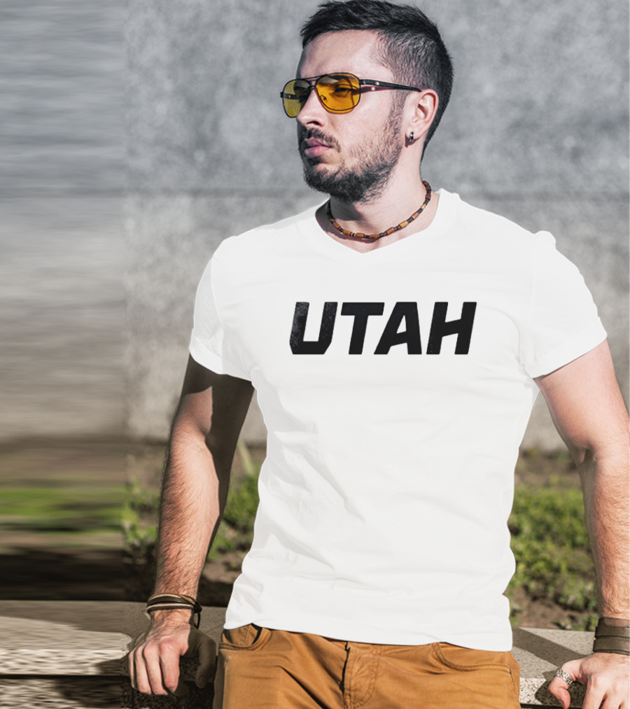 Utah Mammoth One Piece Luffy Pose Anime T-Shirt