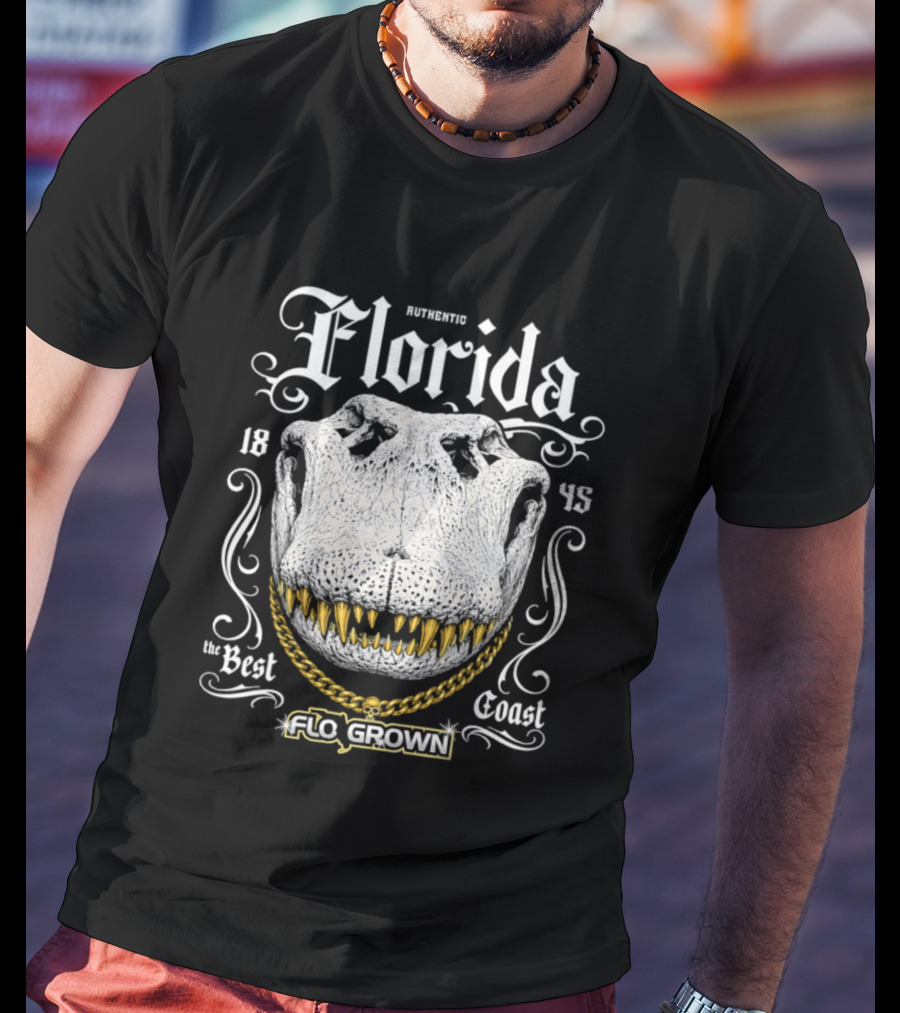 Authentic Florida 1845 Best Coast Flo Grown Alligator T-Shirt
